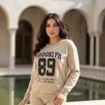 بلوز سه طرح رنگ موکا
