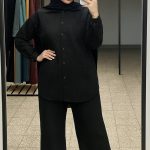 ست فیتیله ای مانتو شلوار