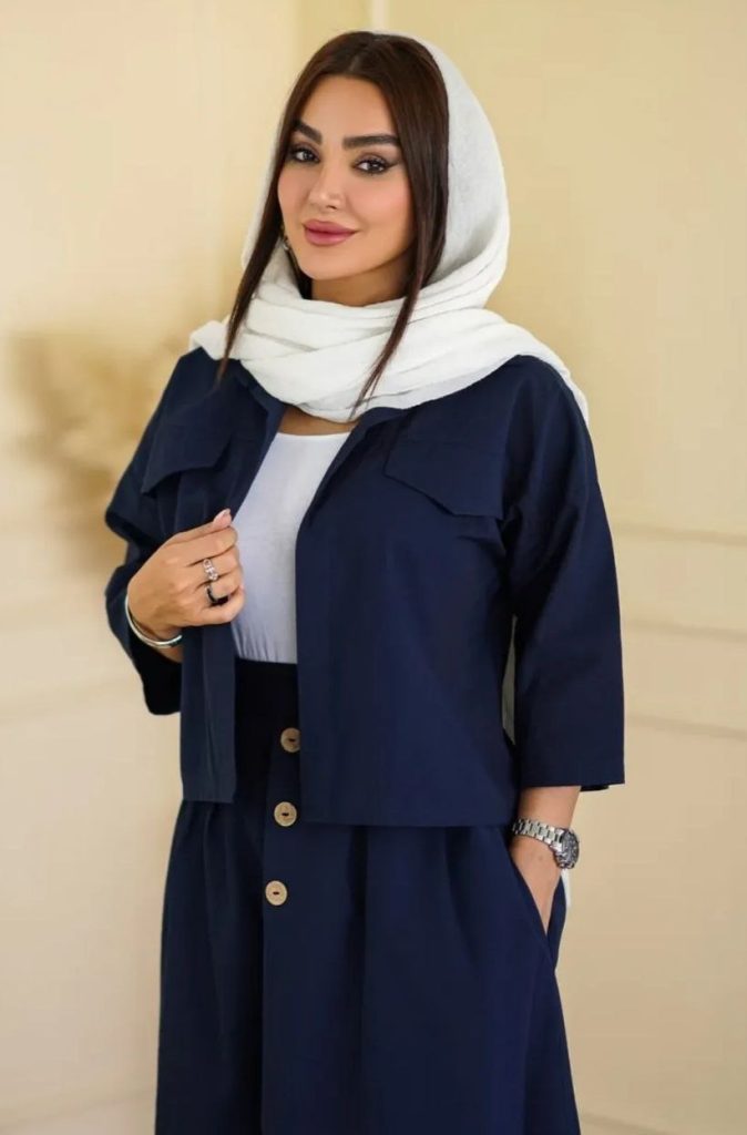 ست کت دامن کتان اعلا
