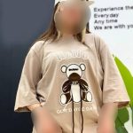 تیشرت هلو رنگی بندی