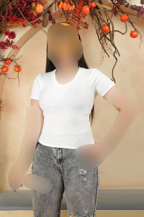 تیشرت بیسیک کبریتی پنبه