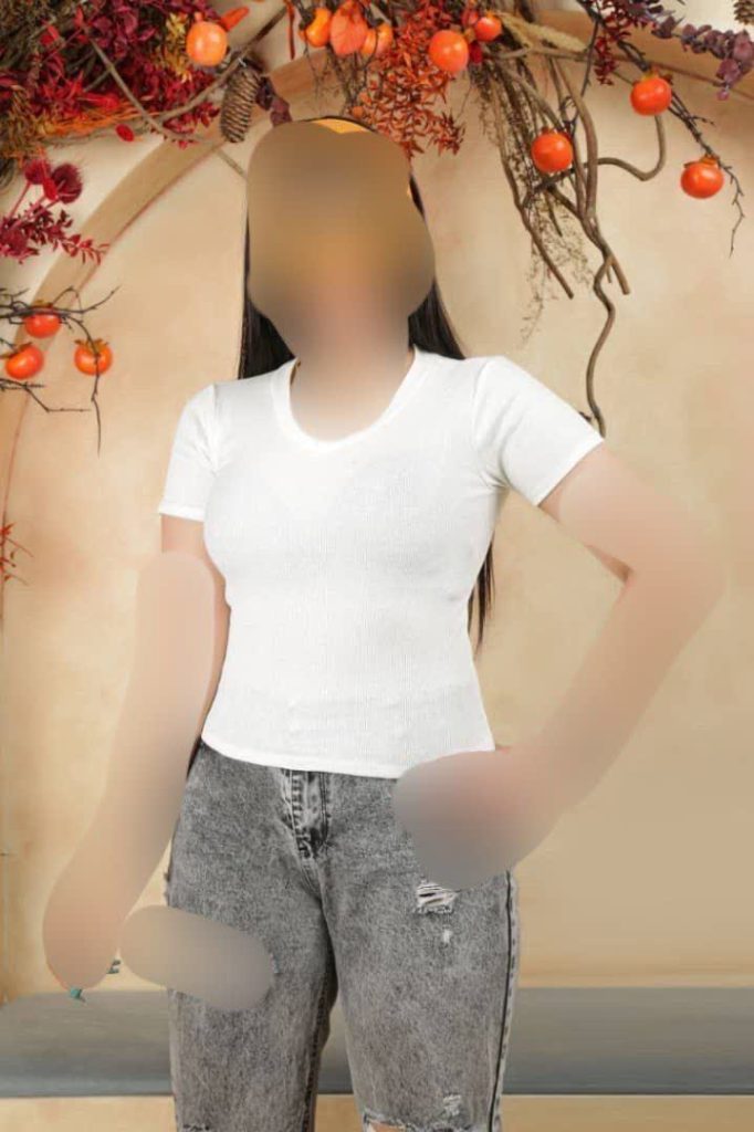 تیشرت بیسیک کبریتی پنبه