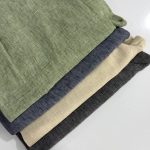 شلوار قواره دار لینن رنگی