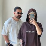 تیشرت باکسی کلاه دار پنبه