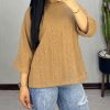 تیشرت لانگ مراکشی گرد