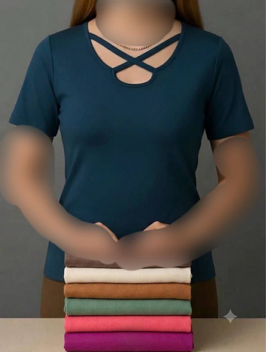 تیشرت کبریتی یقه ضبدر 2