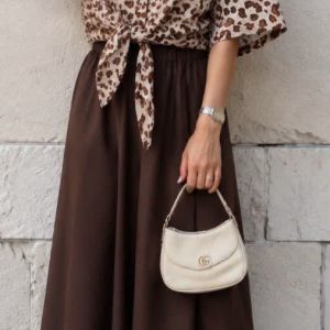 شومیز جلو گره پلنگی