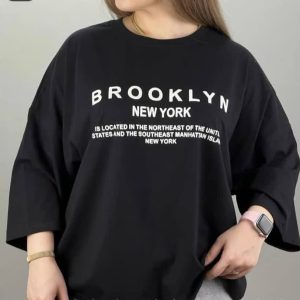 تیشرت اکسی چاپی بروکلین