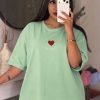 تیشرت باکسی پنبه الوان