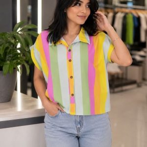 تاپ وست اسپورت رنگین کمانی