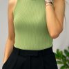 تاپ اکاردونی بلند یقه اسکی شش رنگ