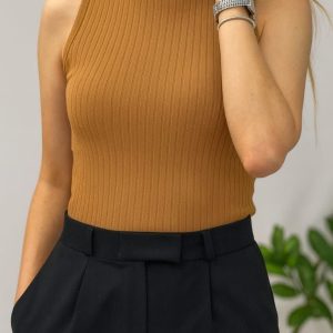 تاپ اکاردونی بلند یقه اسکی شش رنگ