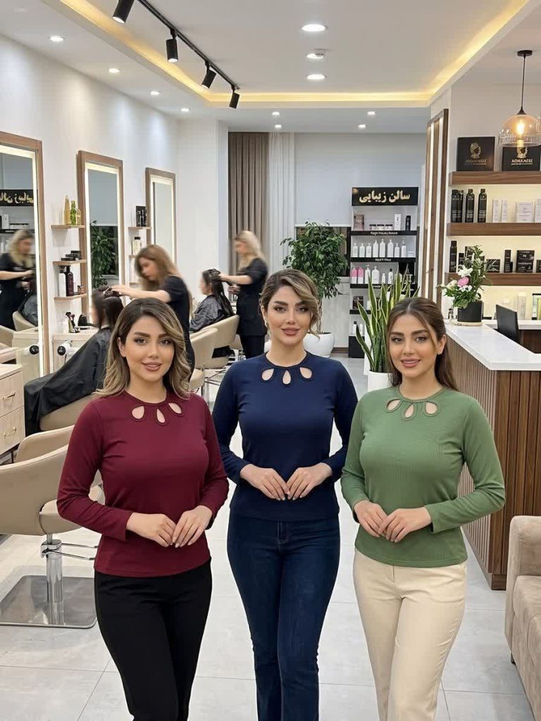 بلوز کبریتی یقه سه اشکی