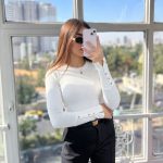 بلوز کبریتی پنبه دم استین دکمه