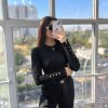 بلوز کبریتی پنبه دم استین دکمه