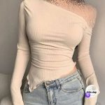 بلوز کراپ کبریتی باربی