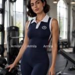 کراپ یقه مردانه سه جاف دار تنیس